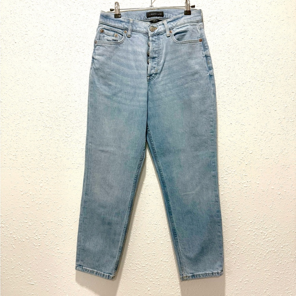 Aeropostale cotton Light Blue Mom Jeans‎ 4